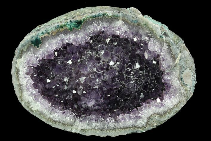 Wide, Purple Amethyst Geode - Uruguay #123781